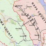 Wine Country Map: Sonoma And Napa Valley   California Wine Country Map Napa