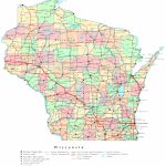 Wisconsin Printable Map   Wisconsin Road Map Printable