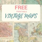 Wonderful Free Printable Vintage Maps To Download | Free Printables   Free Printable Maps