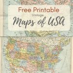Wonderful Free Printable Vintage Maps To Download   Pillar Box Blue   Free Printable Vintage Maps