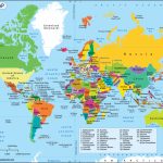 World Map, A Map Of The World With Country Name Labeled   Free Printable World Map With Countries Labeled