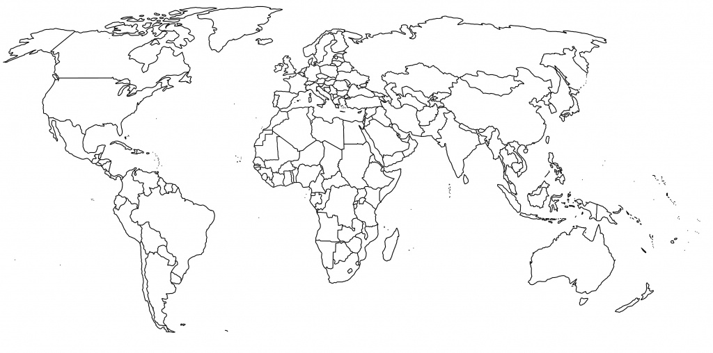 World Map Blank - World Wide Maps - Blank Map Printable World