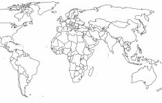 World Map Outline Printable