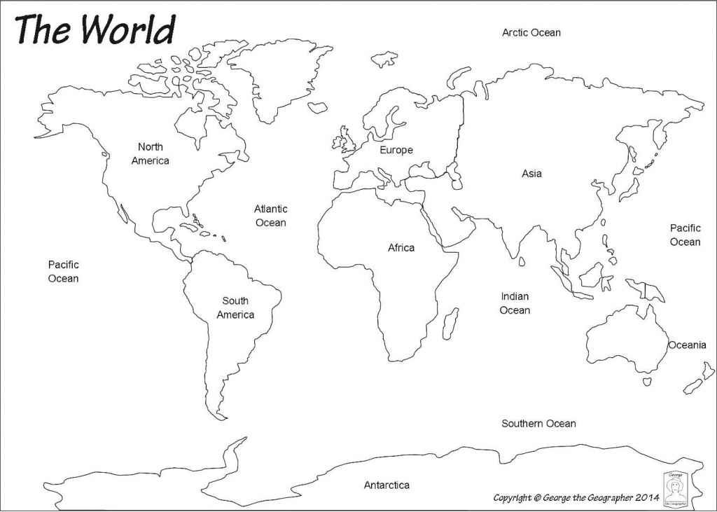 World Map Printable 1 - World Wide Maps - Printable Country Maps
