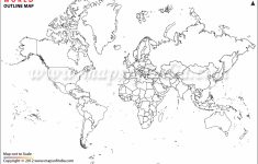Large Printable World Map