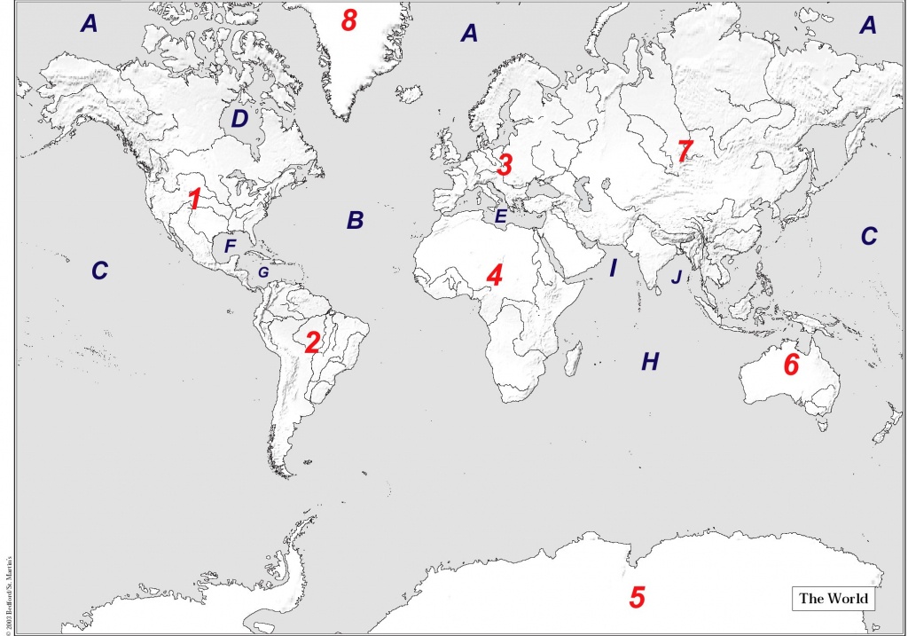 World Map Test - Free Maps World Collection - World Map Test Printable