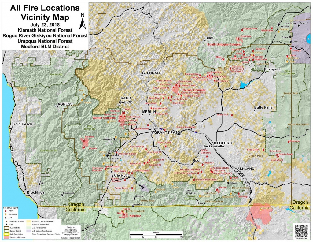 Worth A Thousand Words Or More: Southern Oregon Fire Map | Jefferson - California Oregon Fire Map