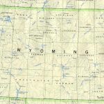 Wyoming Printable Map   Printable Road Map Of Wyoming