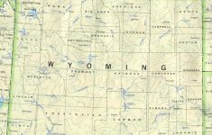 Printable Road Map Of Wyoming