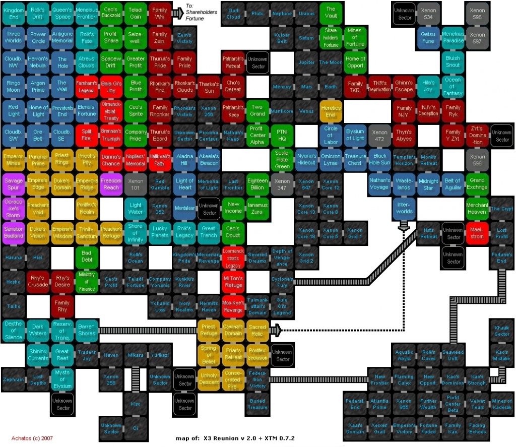 X3 Reunion Active Map - X3Tc Printable Map