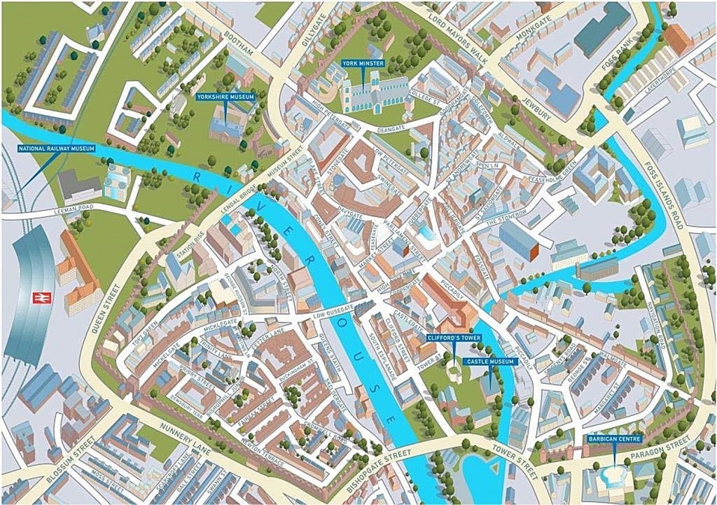 York Street Map 1000 Piece Jigsaw Puzzle Jhg - York Street Map Printable