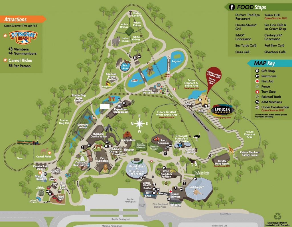 Zoo Map | Omaha&amp;#039;s Henry Doorly Zoo | Entertainment In Omaha | Visit - Zoos In Florida Map
