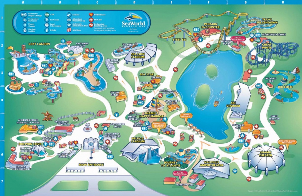 Zoos - San Antonio Seaworld - Texas State Aquarium Map